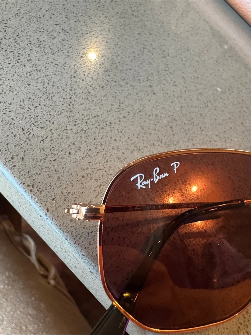 Ray-Ban copper rose